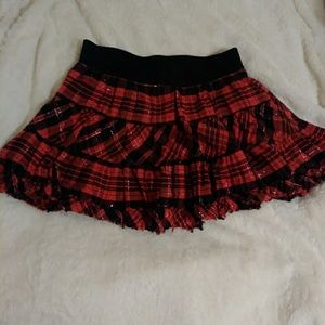 Justice Plaid Skort